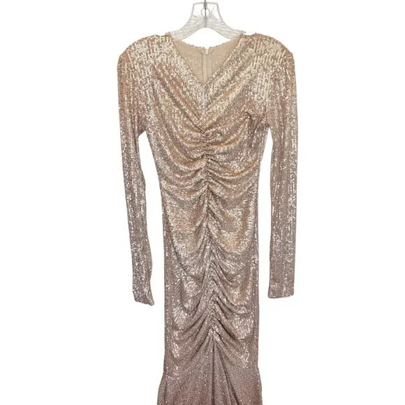 Norma Kamali Long Sleeve Fishtail Gown NWOT - Size XS